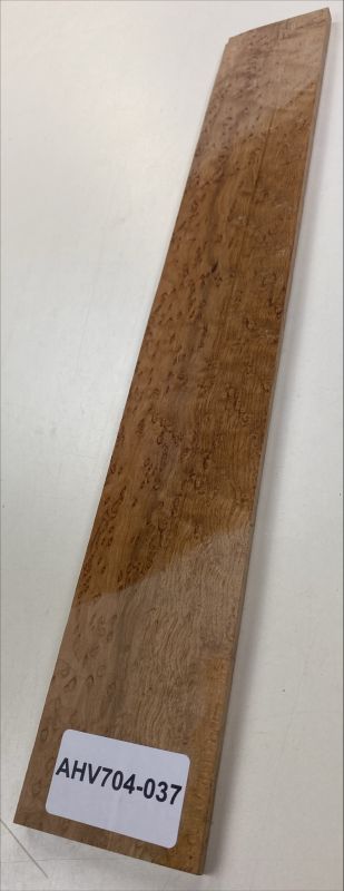 Fretboard Bird's Eye Maple caramel 502x77x9mm Unique Piece #037